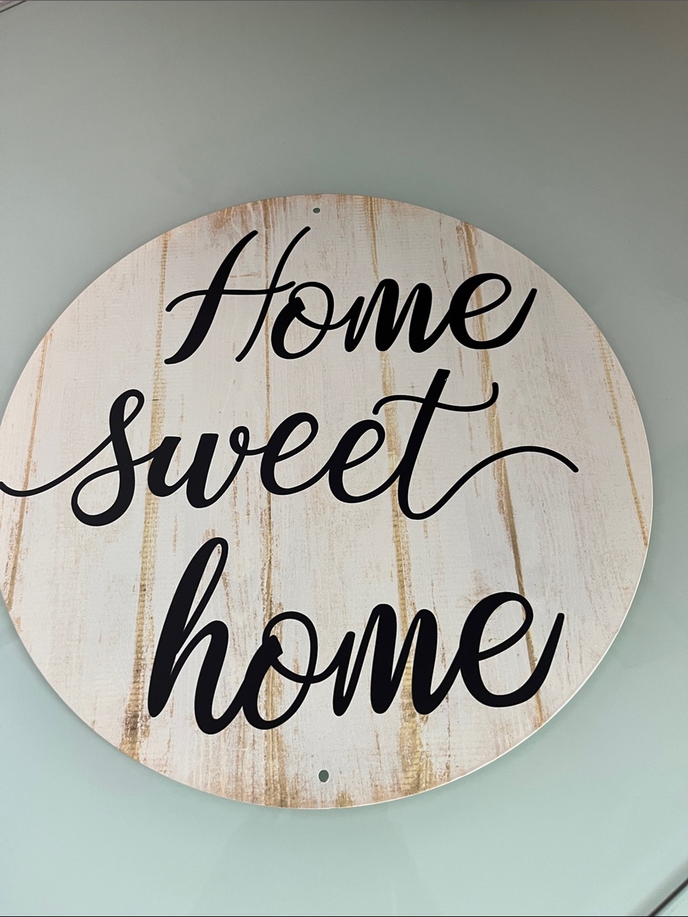 Home Sweet Home 12” Round Wall Sign